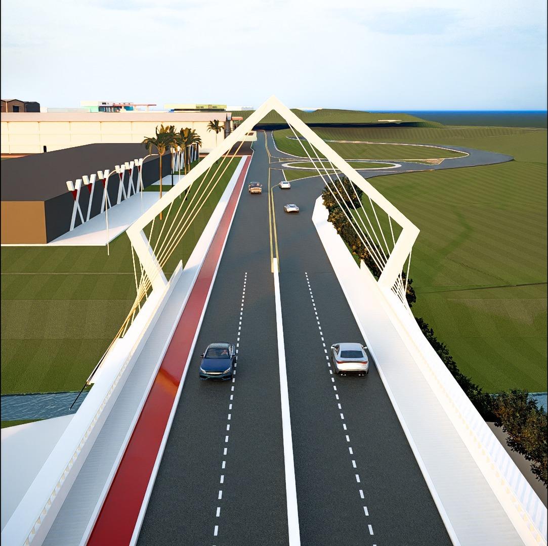 Nova ponte está sendo construída na entrada de Vitória de Santo Antão